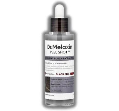 Dr. Melaxin - Peel Shot Exfoliant Rice Ampoule. Black Rice