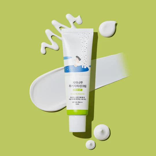 Round Lab - Birch Moisturizing Mild-Up Sunscreen SPF 50+, PA++++