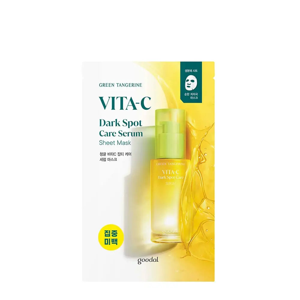 Goodal - Green Tangerine Vita-C Dark Spot Care Serum Sheet Mask