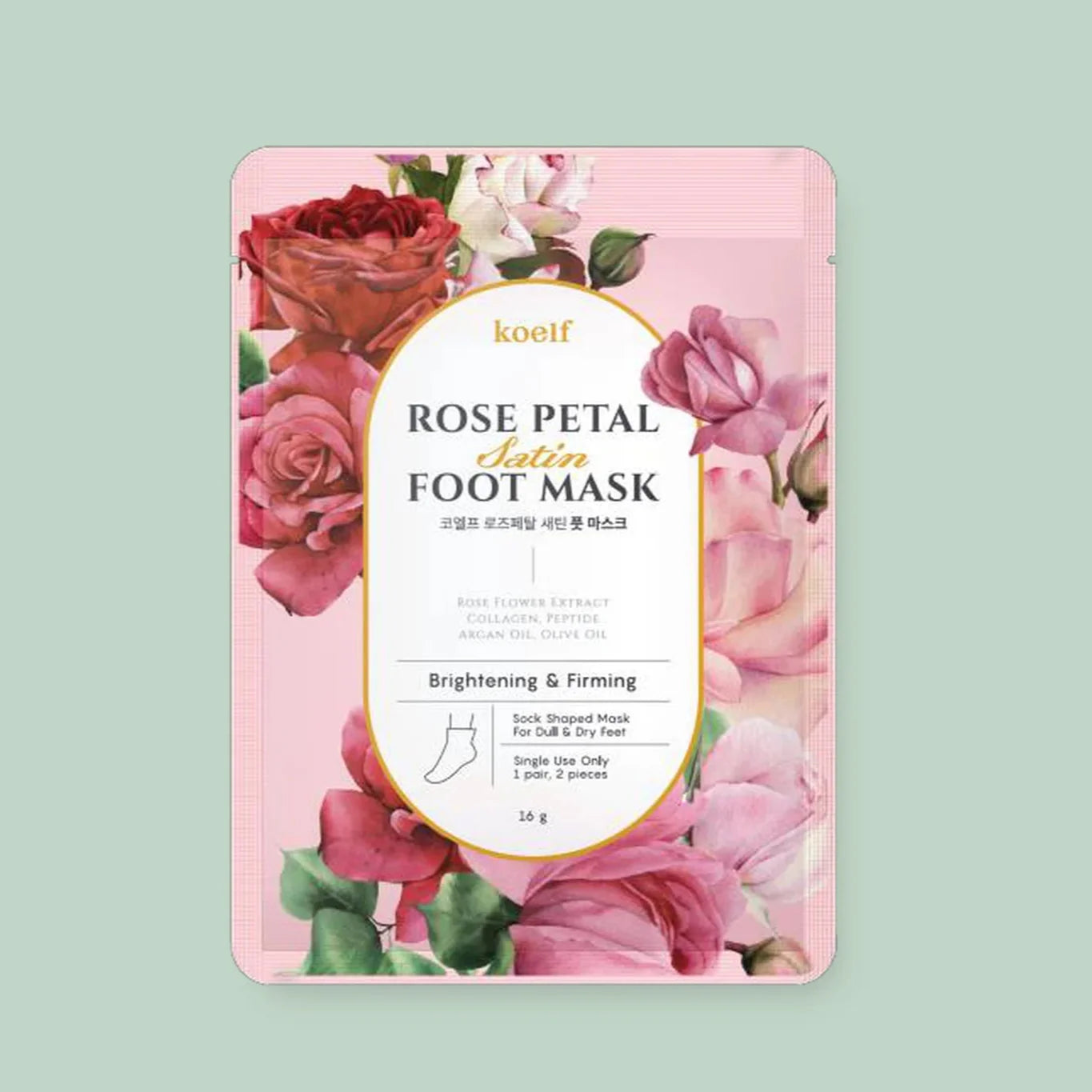 Koelf - Rose Petal Satin Foot Mask