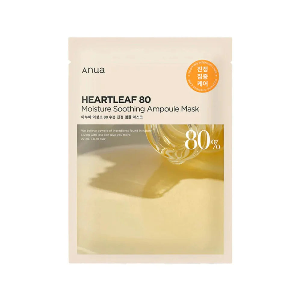 Anua - Anua Heartleaf 80 Moisture Soothing Ampoule Mask (1 pack)