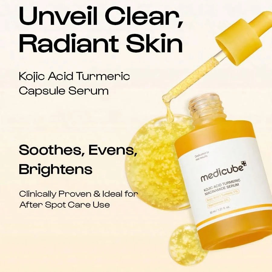 Medicube Kojic Acid Turmeric Niacinamide serum